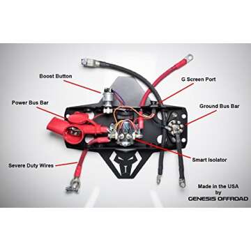 Jeep Wrangler JK Dual Battery Kit by Genesis Offroad