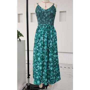 YAYAOAYAY Women Y2k Boho Floral Maxi Dress - Summer Essential