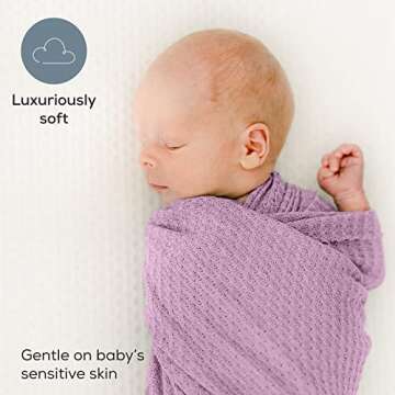 First Landings Newborn Photography Wraps, 3-Pack - 16" x 64" Soft Knit Baby Wraps - Gender Neutral E...