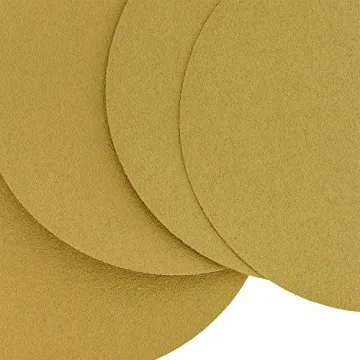 Dura-Gold Premium 6" 80 Grit Gold PSA Sanding Discs