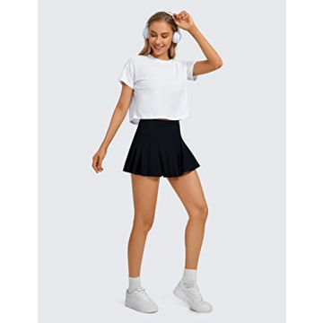 Comfortable CRZ YOGA Women's Cropped T-Shirt for Athleisure