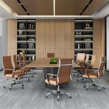 Okeysen Ergonomic Office Desk Chair - Modern Adjustable Swivel Design