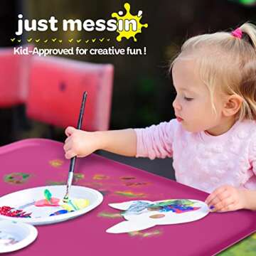 Just Messin' Silicone Art Mat for Creative Kids