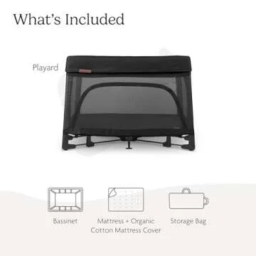 UPPAbaby Remi Playard | Deluxe 3-in-1 Portable Playard, Bedside Bassinet + Travel Crib| Mesh Bassine...