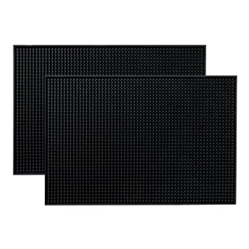 BARsics 18"x12" PVC Bar Service Mat for Cocktail Bartender - Durable & Versatile 2-Pack