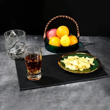 BARsics PVC Bar Service Mat Set - Ideal for Bartenders