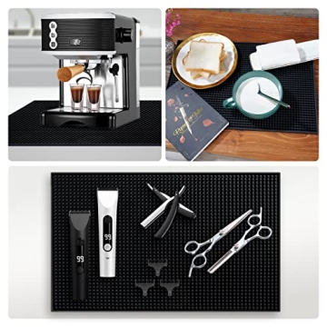 BARsics PVC Bar Service Mat Set - Ideal for Bartenders