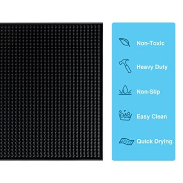 BARsics PVC Bar Service Mat Set - Ideal for Bartenders