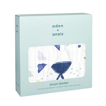aden + anais Baby Blanket Muslin Cotton Quilt for Children