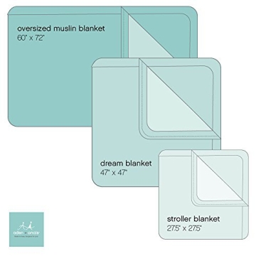 aden + anais Baby Blanket Muslin Cotton Quilt for Children