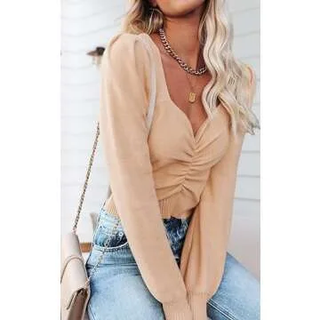 Shop PRETTYGARDEN Cropped Sweater for Women 2024