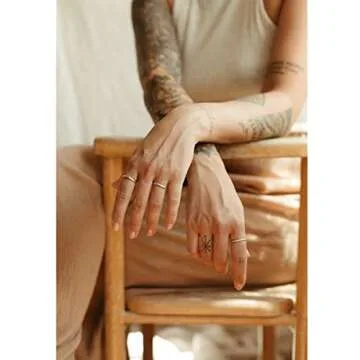 Gold Silver Tungsten Thumb Rings for Women and Men ，2mm/3mm/4mm/6mm/8mm Yellow Gold Sample Couple Wedding Rings set for Him and Her (Tungsten-Gold-2mm, 4)