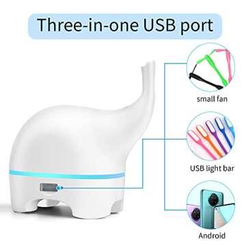 MissRHEA Elephant Essential Oil Diffuser for Kids