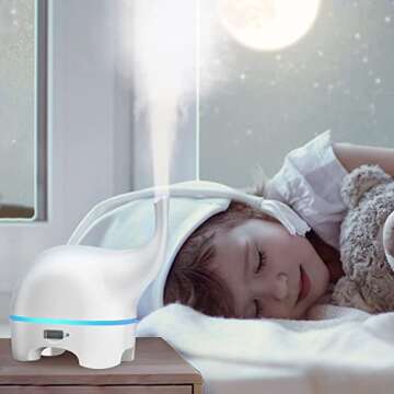 MissRHEA Elephant Essential Oil Diffuser for Kids