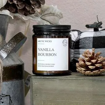 Vanilla Bourbon Candle | Non-Toxic Coconut & Beeswax