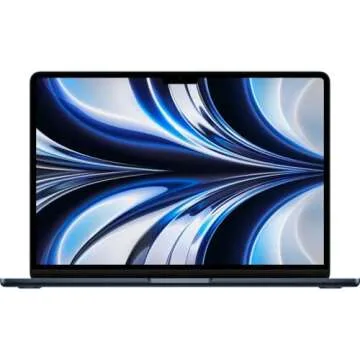2022 Apple MacBook Air M2 Chip (13-inch, 8GB RAM, 256GB SSD Storage) (QWERTY English) Midnight (Rene...