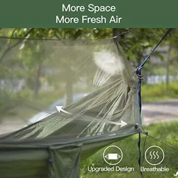 Miztli Lightweight Camping Hammock with Adjustable Tree Straps