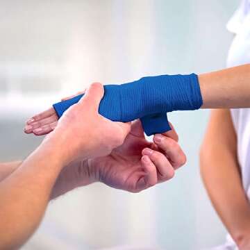 12-Pack Colorful Self Adherent Stretch Bandage Wrap, 3 Inches x 6 Yards Adherent Cohesive Vet Tape f...