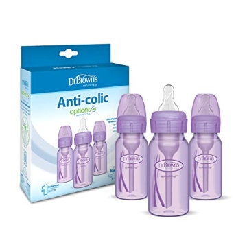 Dr. Brown’s Anti-Colic Baby Bottles 4 oz with Level 1 Nipple