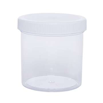 Clear Storage Jars 6oz Pack of 12 - Versatile Organizer
