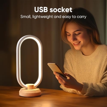 LONRISWAY Modern Desk Lamp Stylish Dimmable Lighting