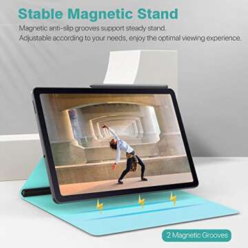 TiMOVO Ultra Slim Magnetic Stand Cover for Galaxy Tab S6 Lite
