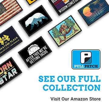 Taekwondo Kick Morale Patch | Hook and Loop Attach for Hats, Jeans, Vest, Coat | 2x3 in | by Pull Patch