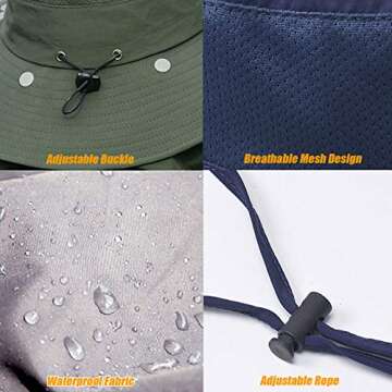 Fishing Hat with UV Protection & Detachable Flaps