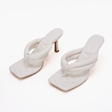 Rilista Women's Thong Heels Sandals Comfortable Stylish