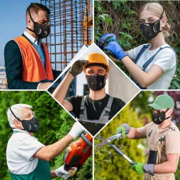 BASE CAMP M Cross Dust Mask for Comfortable Dust Protection