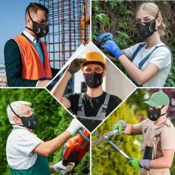 BASE CAMP M Cross Dust Mask for Comfortable Dust Protection