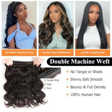 QTHAIR 16A Grade Body Wave Virgin Hair Extensions