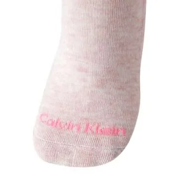 Calvin Klein Women's Low Cut Socks - 6 Pack Performance Cushion Comfort No Show Socks - Breathable Athletic Socks for Women (4-10), Size 4-10, Assorted