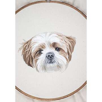 Pet Portrait Embroidery: Lovingly Stitch Your Dog or Cat; A Modern Guide to Thread Painting