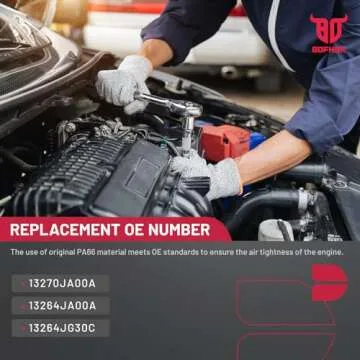 BDFHYK Engine Valve Cover with Gasket Compatible with 2007-2013 Nissan Altima L4 2.5L 2007-2012 Nissan Sentra L4 2.5L 13270JA00A 13264JA00A 13264JG30C