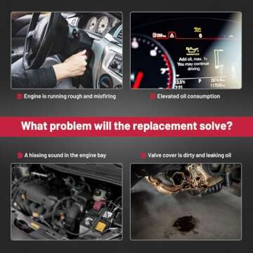 BDFHYK Engine Valve Cover with Gasket Compatible with 2007-2013 Nissan Altima L4 2.5L 2007-2012 Nissan Sentra L4 2.5L 13270JA00A 13264JA00A 13264JG30C