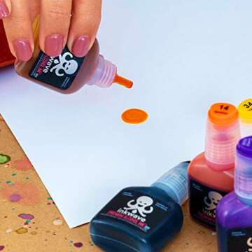 Alcohol Ink Set 14 Colors - Premium Vibrant Pigments