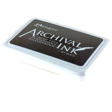 Ranger Archival Ink Pad for Permanent Watercolor Stamps