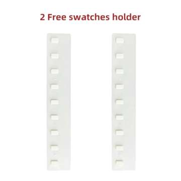 Hair Swatch For Testing Color, Lightest Blonde 8 Inch 30 Pieces, 2 Free Swatches Holders