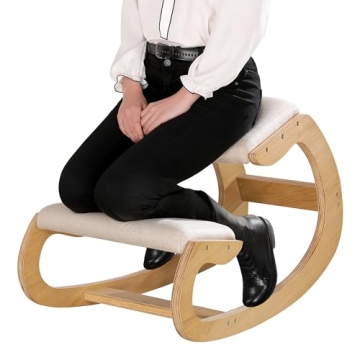 Predawn Ergonomic Kneeling Chair, Rocking Chair Stool, Knee Chair, Posture Chair for Home Office Med...