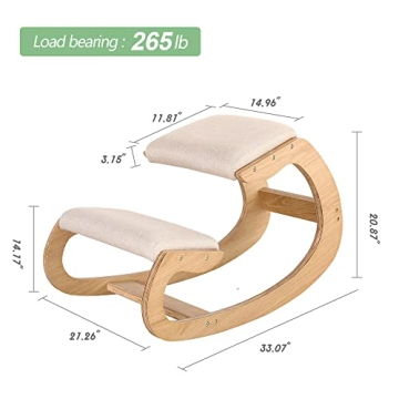 Ergonomic Kneeling Rocking Chair - Comfort & Style