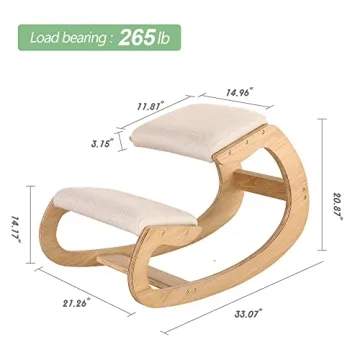 Ergonomic Kneeling Rocking Chair - Comfort & Style