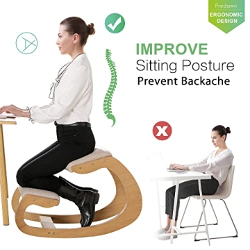 Ergonomic Kneeling Rocking Chair - Comfort & Style
