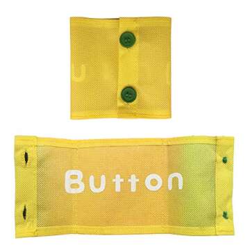 LST LISKTO Busy Board Dress Learning Boards for Fine Motor Skills & Learn to Dress, Basic Life Skills Sensory Board, Learn to Zip, Snap, Tie Shoe Laces and Buckle (Type1, Orange)