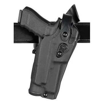 Safariland 6360RDS Level Three Retention Duty Holster, Red Dot Sight Compatible, STX Plain Black, Right Hand, Fits: Glock 19/23 Surefire X300U
