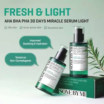 SOME BY MI AHA BHA PHA 30 Days Miracle Serum Light - 1.69oz, 50ml - Daliy Exfoliating Salicylic Acid...