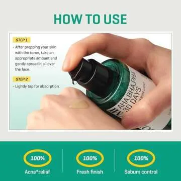 SOME BY MI AHA BHA PHA 30 Days Miracle Serum Light - 1.69oz, 50ml - Daliy Exfoliating Salicylic Acid Serum for Pore and Blackhead Care - Centella & Niacinamide for Skin Soothing - Korean Skin Care