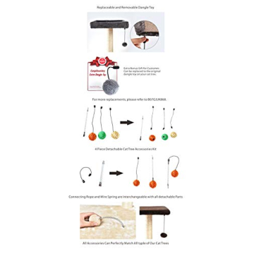 Extra Large Multi-Level Cat Tree for Multiple Cats
