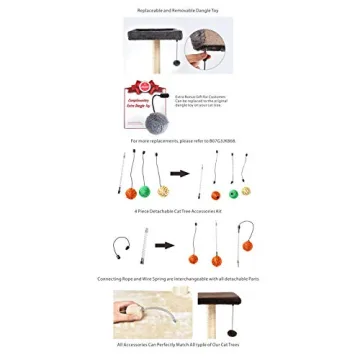 Extra Large Multi-Level Cat Tree for Multiple Cats