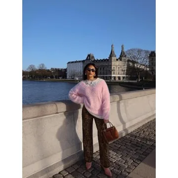 Aelfric Eden Leopard Print High Waist Jeans Unisex